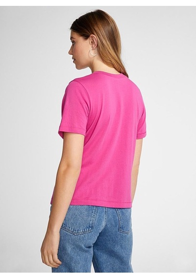 Kadın Bisiklet Yaka Tshirt Spr24tsk46 Pembe