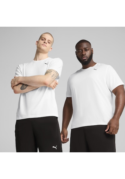 Puma M TAD ESS SOLID CAT Erkek  Beyaz Tişört