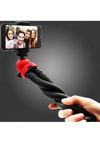 Lexroo Esnek Youtuber Yayıncılar Ve Sosya Medya İçin İdeal 30cm Ahtapot 360 Derece Taşınabilir Standart