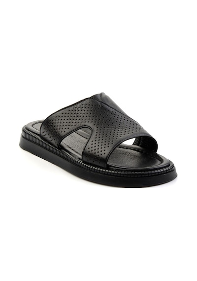 Bambi Siyah Hakiki Deri Erkek Terlik E04557241243