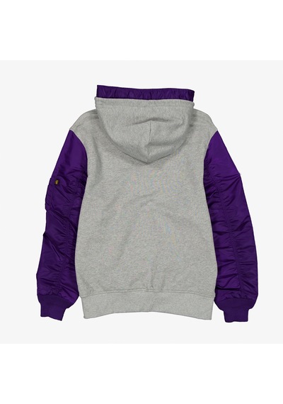 Alpha Industries X New Era Los Angeles Lakers Ma-1 Fermuarlı Unisex Gri Sweatshirt 60684032 2800153 Alpha Industries X New Era Los Angeles Lakers Ma-1 Fermuarlı Unisex Gri Sweatshirt 60684032 2800153