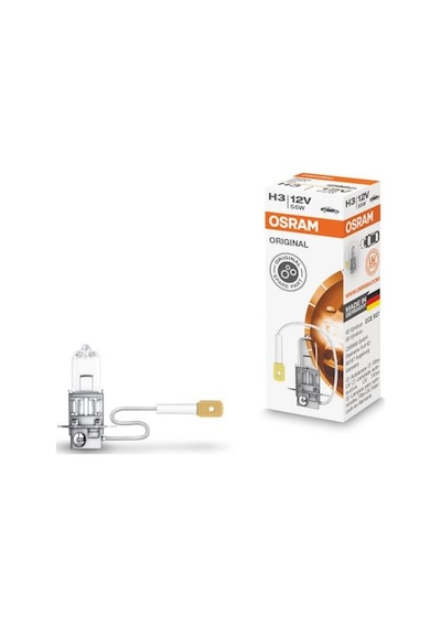 Osram H3 12V 55W Standart Ampül Alman Üretim 10 Adet