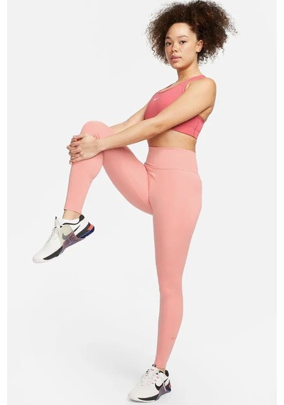 Nike One Luxe Leggings Tigh Fit Lazer Kesim Soft Yumuşak Toparlayıcı Tayt Pembe Pembe