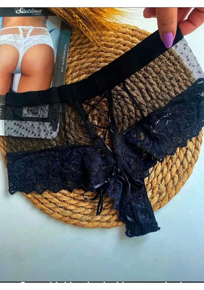 Victoria Journal Victoria Journals Siyah Kadın Puanlı Külot Margarita-k1005 Renkli Çok Renkli
