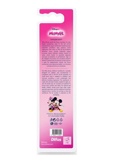 Difaş Minnie Mouse Yumuşak Kıllı Diş Fırçası 4-7 Yaş