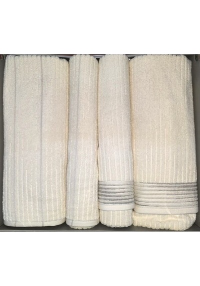 Modern Ikat Bej-bej Best Set Hamam Takımı