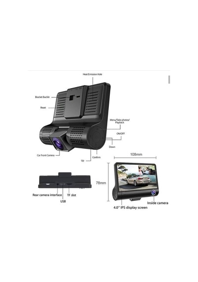 Navigold Ds 312 Full Hd 1080P Araç İçi Dvr Camera