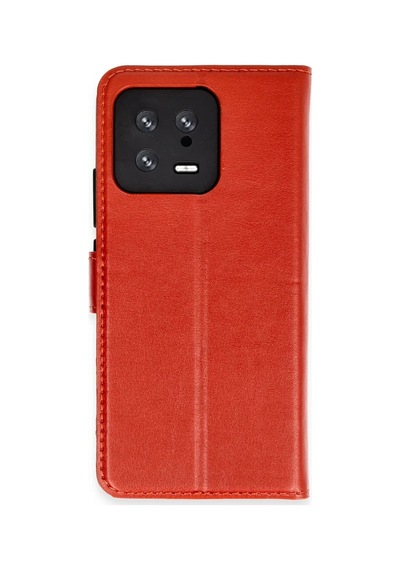Xiaomi Mi 13 Trend S Plus Kapaklı Kılıf - Kırmızı