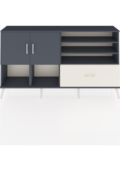 Arges Konsol 7 Raflı Tek Çekmeceli 2 Kapaklı 176x30x99 Antrasit-antrasit/aytaşı Antrasıt/aytası - Antrasıt Arges Konsol 7 Raflı Tek Çekmeceli 2 Kapaklı 176x30x99 Antrasit-antrasit/aytaşı Antrasıt/aytası - Antrasıt
