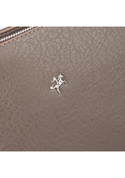 Nas Bag Kadın Sade Şık Omuz Ve Çapraz Zincirli Ve Uzun Çift Askılı 20x15 Cm Vizon Victoria