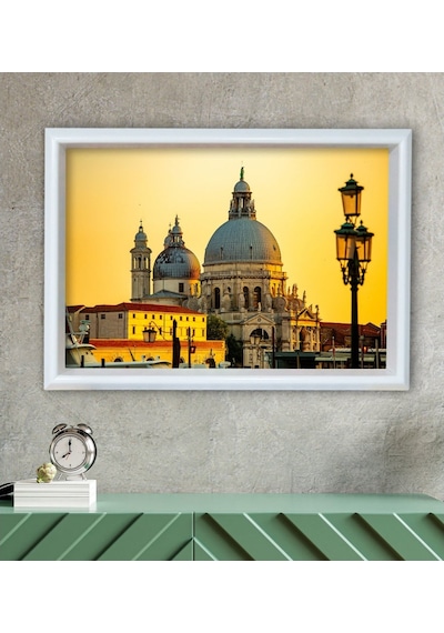 Bk Gift Basilica Di San Marco Tasarımlı Özel Ahşap Çerçeveli Tabl (507630619)