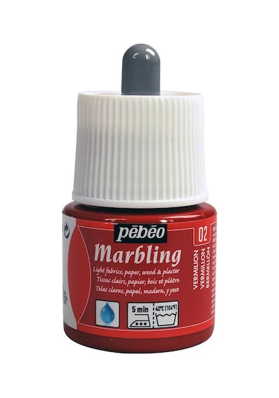 Pebeo Marbling 02 Vermilion 45 ml Ebru Boyası