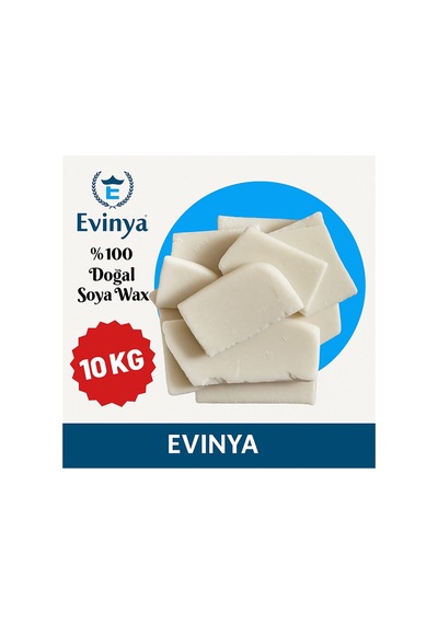 %100 Naturel Soya Wax 10 Kg Sertifikalı Doğal Soya Mumu Mum Yapımı İçin Beyaz