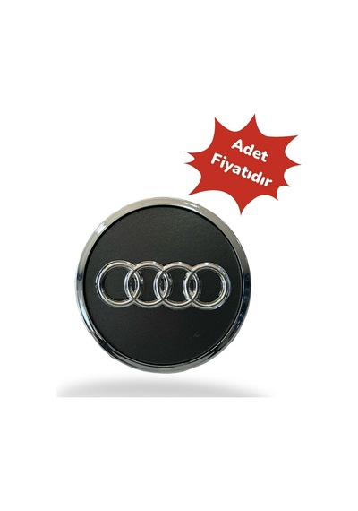 Audi A4 - A5 - A6 8w 4g 2016 - 2022 Jant Göbek Arması 8w0601170 - Füme - 582824065