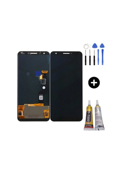 Google Pixel 3a Xl G020f G020c G020a Uyumlu A Kalite Lcd Ekran Dokunmatik + Montaj Seti