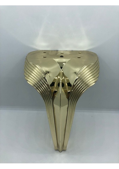 PLASTİK,19 CM GOLD KAPLAMA  BERJER,KOLTUK,MOBİLYA AYAĞI (4ADET)