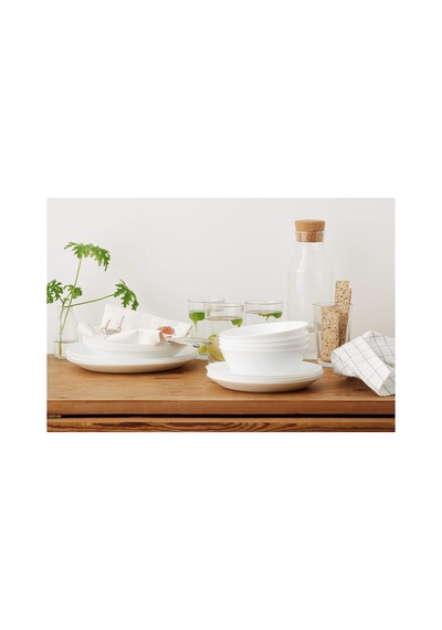 Tabak, Beyaz, 25 Cm Çok Renkli
