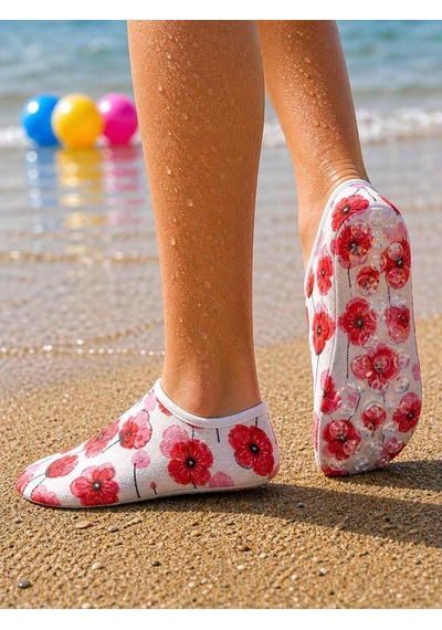 Gripptoes Kaymaz Damla Tabanlı Deniz&havuz Çorabı I1 Çok Renkli