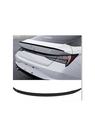 Autogp Hyundai Elantra Spoiler Pianoblack 2021+ Cmhyelspo20