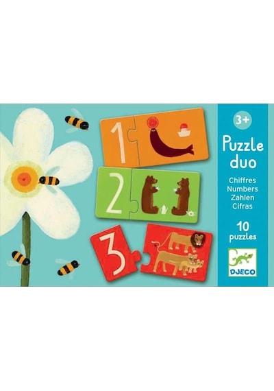 Djeco İkili Puzzle / Duo Numbers