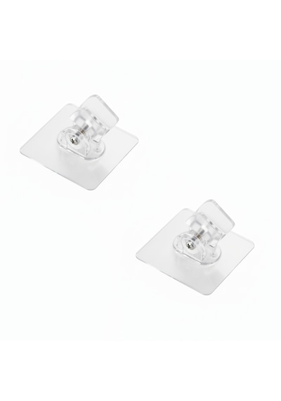 Microcase Kendinden Yapışkanlı Ayarlanabilir Banyo Duş Başlığı Tutucu Askı Aparatı 2 Adet Al5366 Siyah