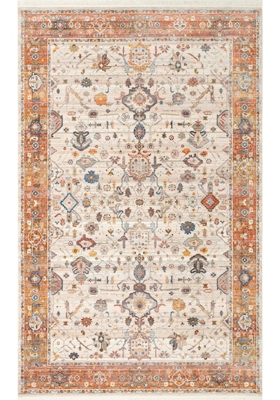 Hoom Rugs Petra 01 Krem Terra Makine Halısı Krem-terra