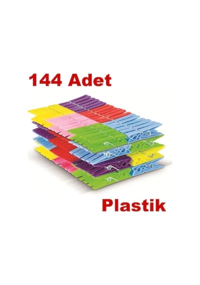 144 Adet Plastik Çamaşır Mandalı 25 Tr Diğer