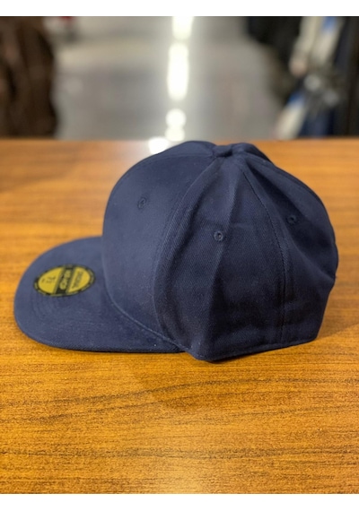 Hiphop Snapback Rapper Basket Lacivert Kanvas Cap Şapka