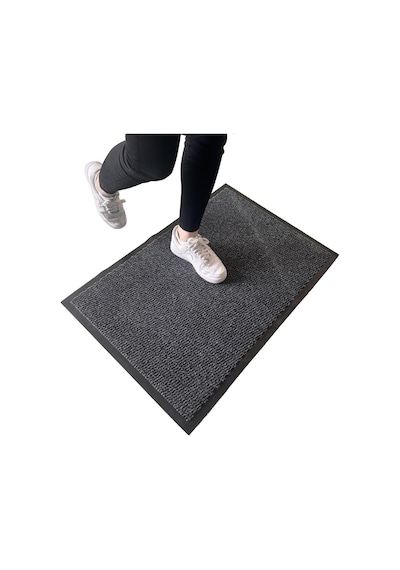 Kapı Önü 60x90 Cm Paspas- Gri Nem Alıcı Paspas- Kaydırmaz Taban Gri 60x90 Cm Çok Renkli