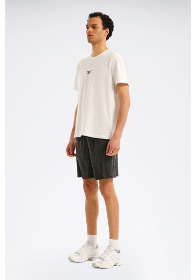 Reebok Id Traın Knıt Short Sıyah Melanj Erkek Şort 000000000102204558 Siyah