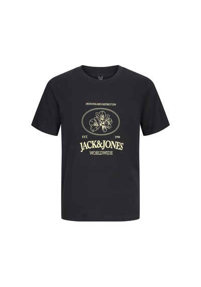 Jack & Jones Jack&jones Junıor Erkek Çocuk Tişört 12298349 Siyah