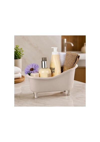 Emilahome Banyo Düzenleyici Dekoratif Mini Küvet Bej - 873336030 Bej