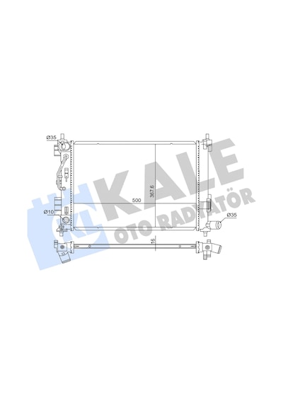 Hyundai Bayon Motor Radyatörü 2021-2023 25310q0150 363705 1.4
