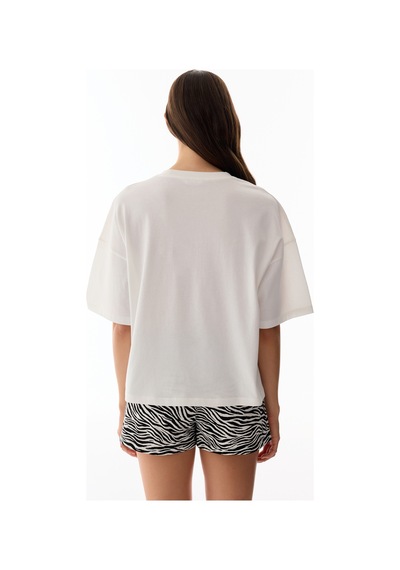 Penti Stylish Pamuklu Tişört Pijama Üstü