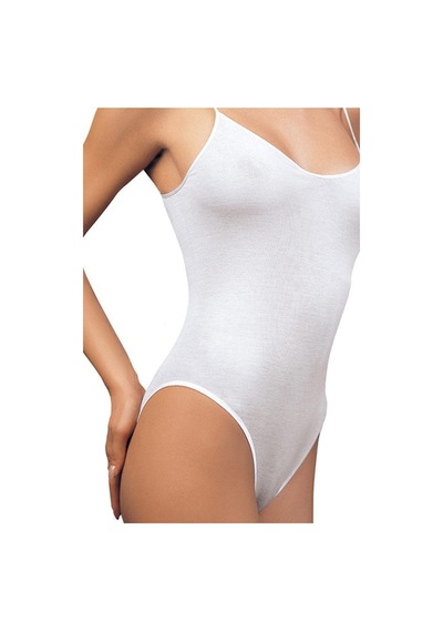 6 Adet Çift Kaplan Bayan İp Askılı Çıtçıtlı Body 760 Beyaz