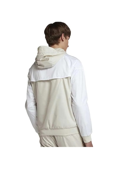 Nike Sportswear Windrunner Jacket Kapüşonlu Erkek Ceketi Beyaz Bej Bej