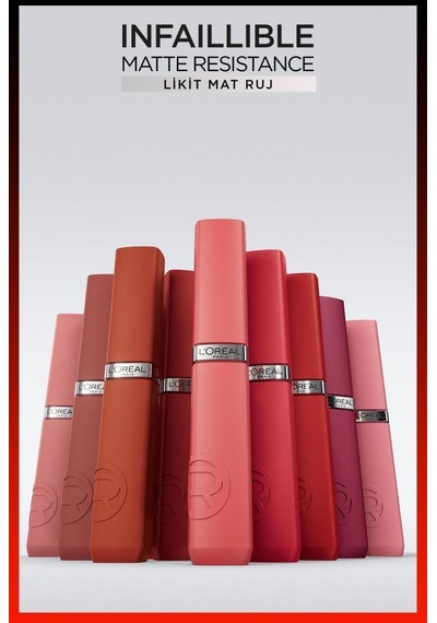 L'Oréal Paris Infaillible Matte Resistance Likit Mat Ruj 500 Wine Not
