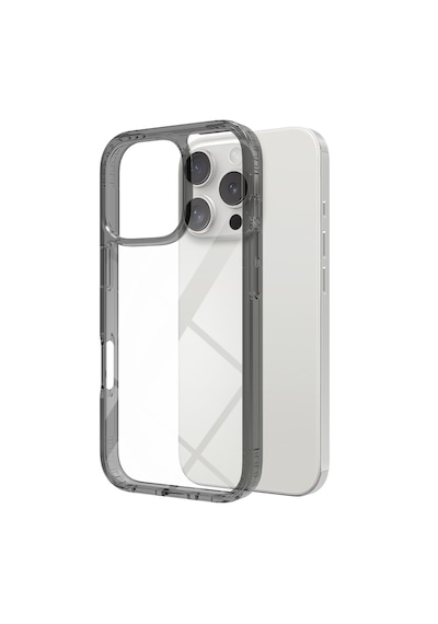 Apple Uyumlu iPhone Buff 16 Pro Air Hybrid Şeffaf Kılıf Smoke Black