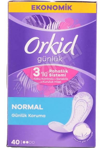 Orkid Normal Günlük Ped 40 Lı