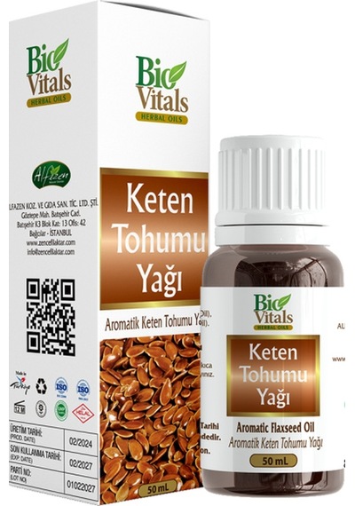Bio Vitals Keten Tohumu Yağı 50 Ml