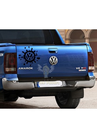 Vw - Volkswagen Sıçrama Araba Sticker