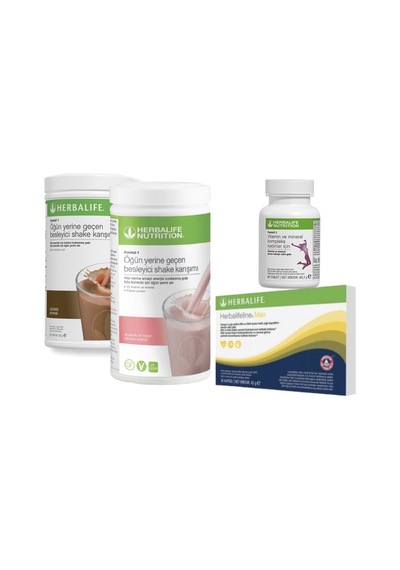 Herbalife Kilo Alma Seti Kadın Aylık Paket 2 Shake Omega Ve Vitamin 7310000033318