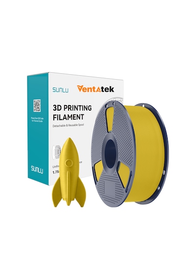 Sunlu Sarı High Speed Pla Filament - 1.75mm - 1 Kg Sarı