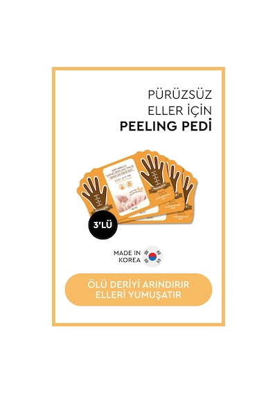 Mjcare Hand Peeling - Soyulan El Peeling Maskesi 3'lü