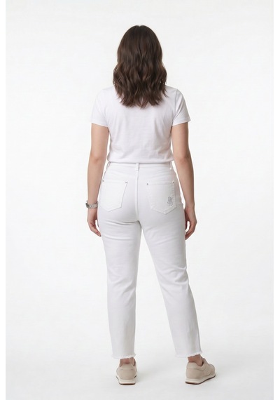 Seleste Kadın Pantolon 24y275 Beyaz