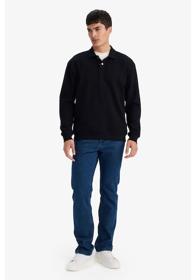 Defacto Sweatshirt F9324ax26spbk81 Siyah-bk81