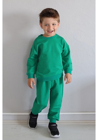 Babywom Basic Mevsimlik Eşofman Takımı- Yeşil