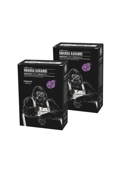 Noir Pit Coffee Co. Rwanda Karambi Çekirdek Kahve, 2x250 G Diğer