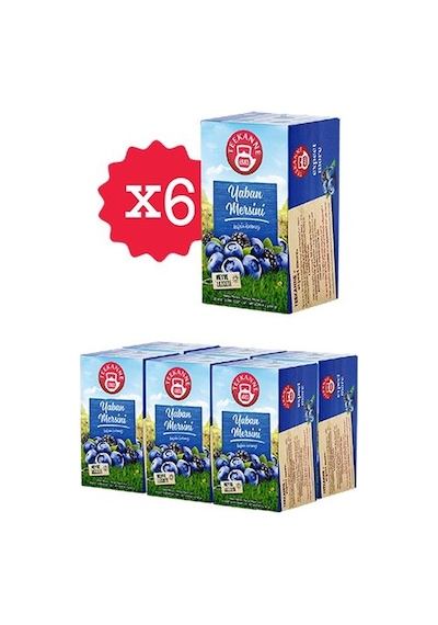 Teekanne Yaban Mersini Karışık Bitki Çayı X 6 Adet