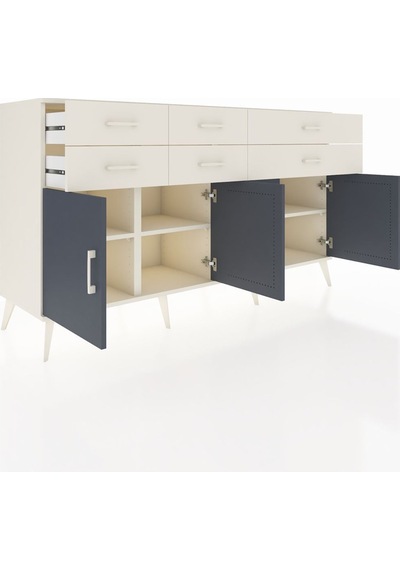 Hyperion Konsol 3 Raflı 6 Çekmeceli 4 Kapaklı 176x44x99 Aytaşı-antrasit/aytaşı Aytası/antrasıt - Aytası Hyperion Konsol 3 Raflı 6 Çekmeceli 4 Kapaklı 176x44x99 Aytaşı-antrasit/aytaşı Aytası/antrasıt - Aytası
